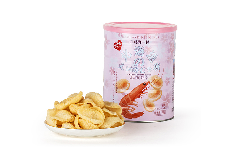 FUJINO IMURA HOKKAIDO SHRIMP CRACKERS ORIGINAL 88G